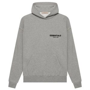 Essentials x Fear Of God Dark Oatmeal Hoodie